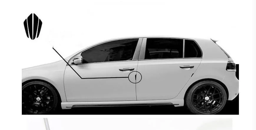 4 шт. Автомобильная Противоударная полоса защита Бампера дверная для ALFA ROMEO Mito 147