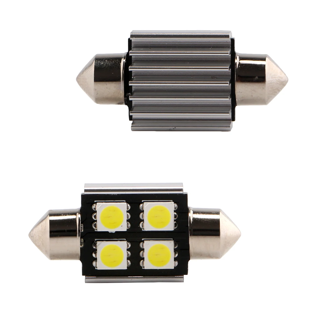 YM E Bright автомобильный светильник 2 шт. C5W Canbus 5050 4 SMD светодиода без ошибок 31 мм 36 39 41