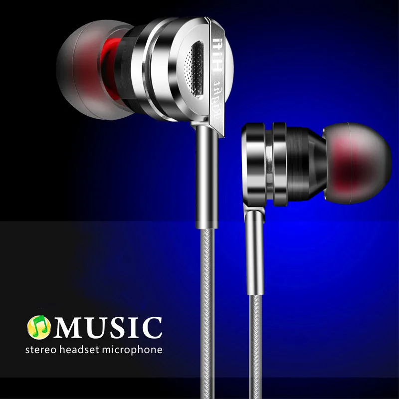 Оригинальные проводные наушники стерео гарнитуры HiFi музыка Бас Звук Наушники