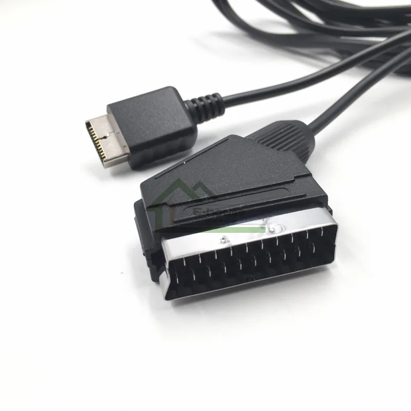 30 шт. E house RGB SCART кабель для Playstation PS2 TV AV свинцовый PS3 игровой консоли оптовая