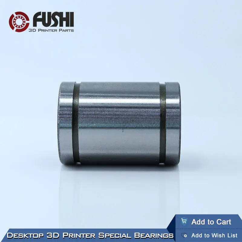 Настольный 3d принтер специальный линейный подшипник LM6UU LM8UU LM10UU LM12UU(10 шт.) для Makebot RepRap Prusa i3 Mendel DIY CNC Motion