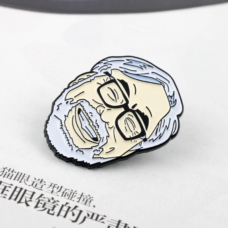 Металлические эмалированные булавки Hayao Miyazaki и броши в японском стиле аниме master