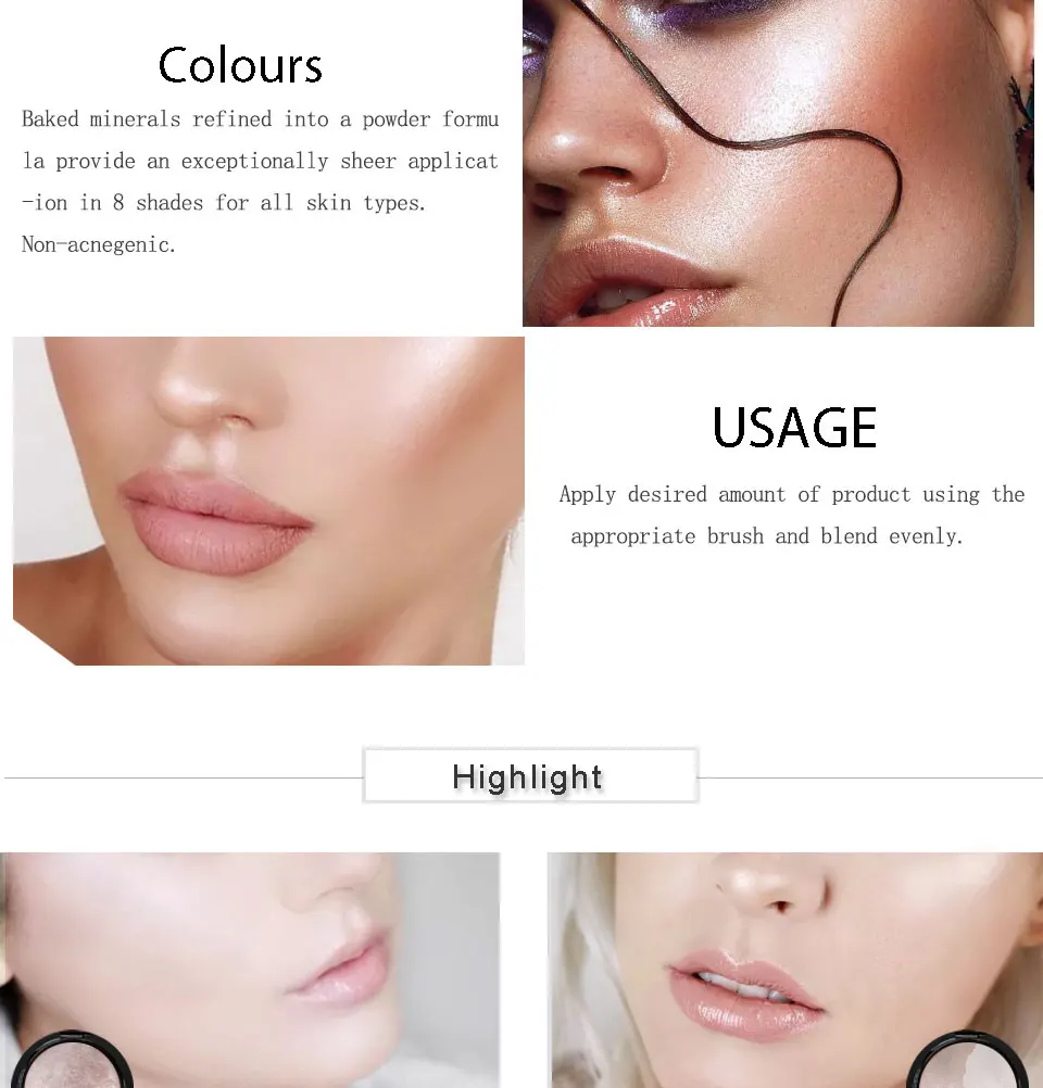 D.S.M Mineralize Skinfinish прессованная пудра, осветляющая, водостойкая, для макияжа лица, бронзер, хайлайтер, косметика, минеральная компактная пудра