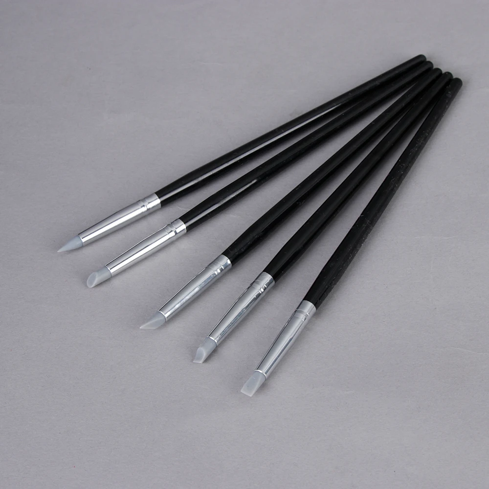 5 шт. инструменты из полимерной глины резьба кисть для поделок керамические глина
