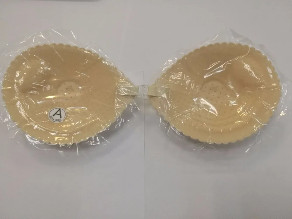 2018 Women Self Adhesive Strapless Bandage Blackless Solid Bra Stick Gel Silicone Push Up women's underwear Invisible Bra