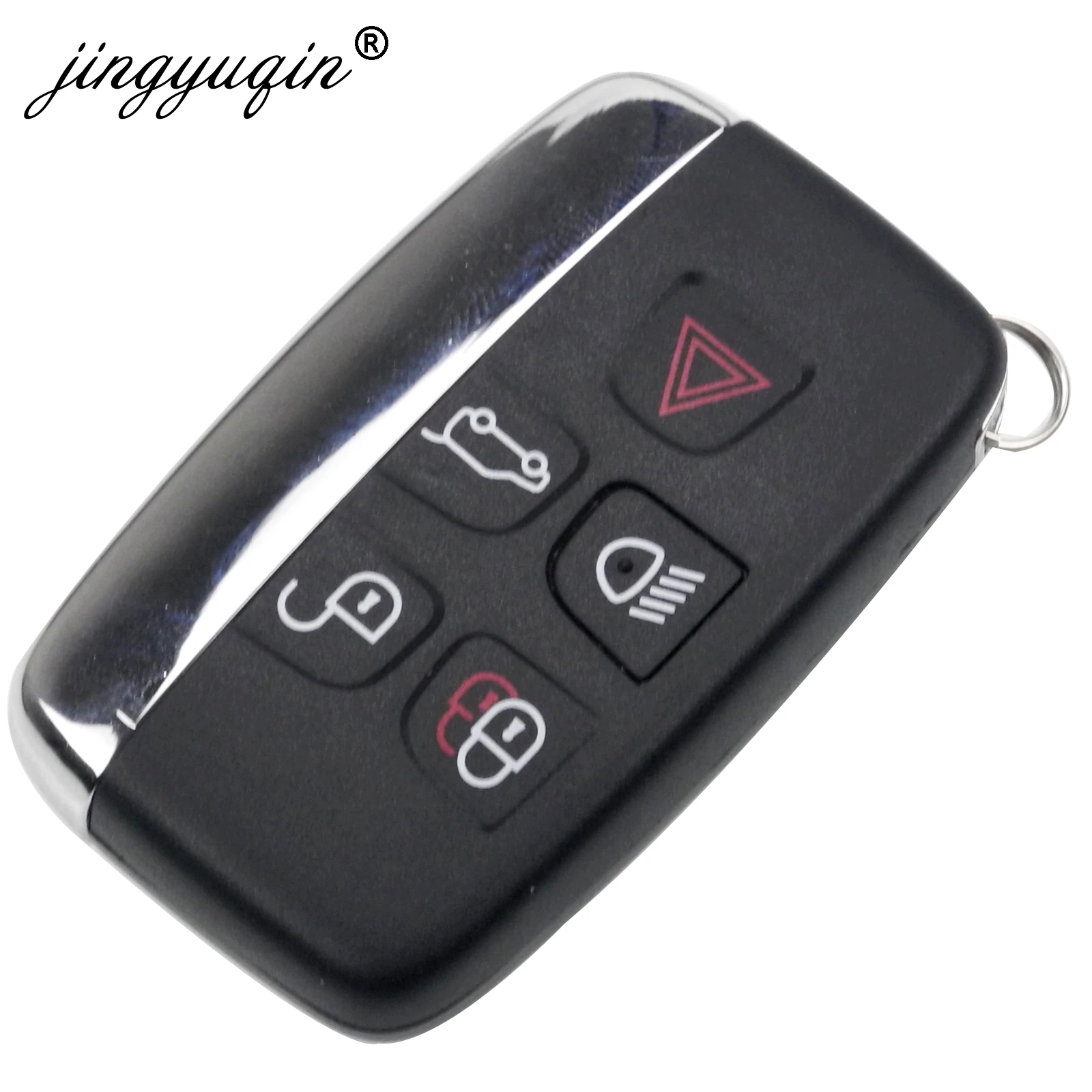 

jinyuqin Smart Remote Key Keyless Shell Fob For Jaguar XE XFL XJ XJL XF C-X16 V12 Guitar F X Typ 5 Buttons Key Case