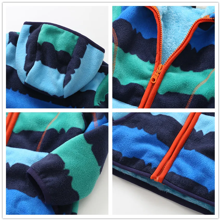 Benemaker/зимние куртки для мальчиков и девочек Ветровка Детская одежда Флисовое