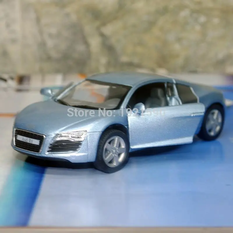 KT 1/36 масштабная модель автомобиля игрушки Германия Audi R8 литья под давлением металлическая модель автомобиля игрушка для подарка/коллекции/детей