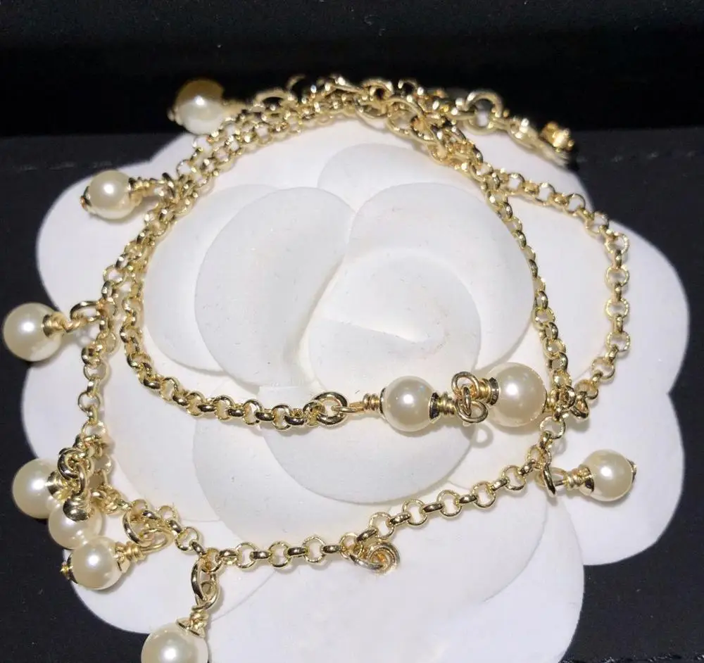 Новинка 2019 стильный женский браслет с жемчугом в ретро стиле имитация жемчуга