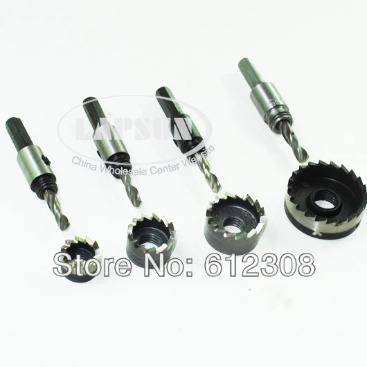 Набор корончатых пил из быстрорежущей стали для металла дерева сплава пластика и