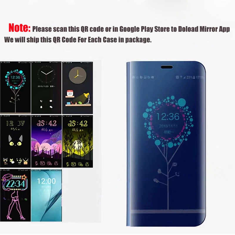 360 Роскошные Зеркало Смарт Флип Clear View чехол для samsung galary S9 S9Plus плакировкой