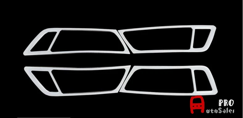 Для Audi Q5 2008 2009 2010 2011 2012 2013 2014 2015 Нержавеющая сталь интерьер внутренняя накладка на