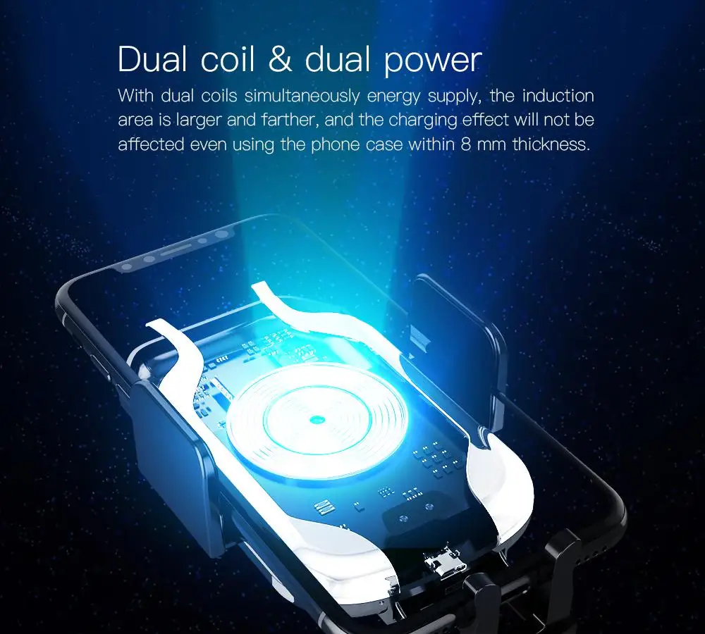 JAKCOM CH2 Smart Wireless Car Charger Holder Hot sale in Stands as nintend switch play 4 station consola y mando fast cooler pro