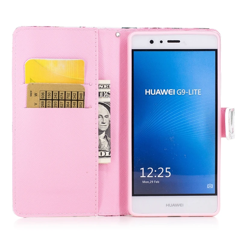 Для huawei P20 P10 Pro P8 P9 Lite Y3 Y5 Y6 Y7 Y5II honor 9 mate 10 чехол для телефона мягкая искусственная кожа Чехол-бумажник с подставкой и крышкой
