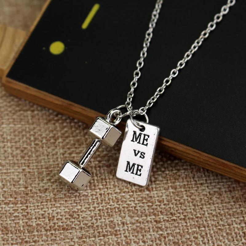 Новые товары Мужская подвеска гимнастическая гантеля трофей е кольцо с Гирей