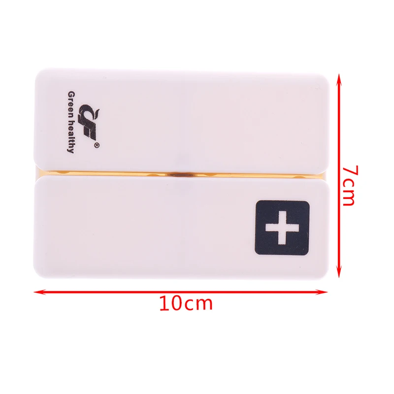 

Portable 7 Day Split Pill Box Foldable Travel Medicine Holder Pill Box Tablet Storage Case Container Dispenser Organizer