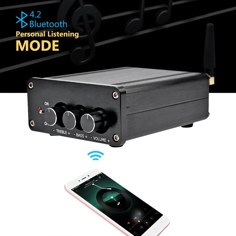 Tpa3116 цифровой аудио усилитель 2 0 Hifi Bluetooth 5 класса D стерео высокой мощности Amp 100Wx2