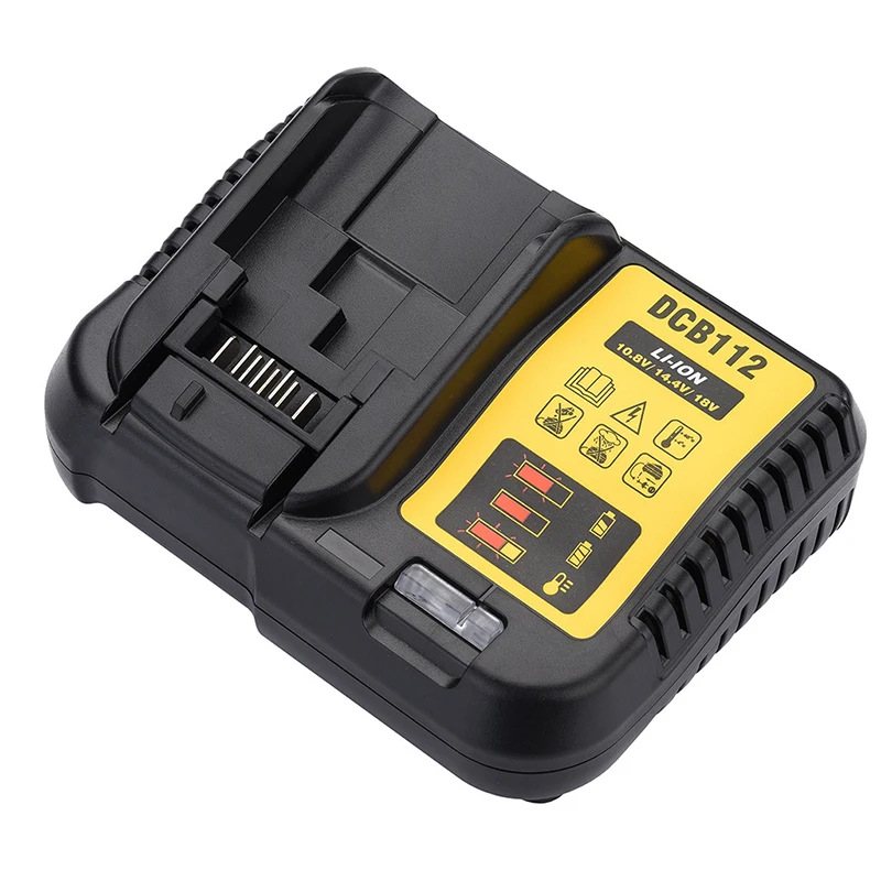 Зарядное устройство 2 а для аккумуляторов Dewalt 18 в DCB112 10 8 20 Li Ion DCB105 DCB205 аксессуары