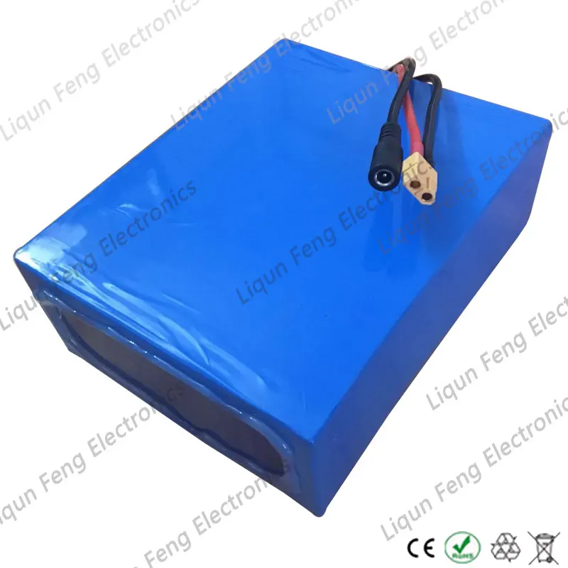 52V 20AH батарея для электровелосипеда 14S 18650 Li-Ion 51 8 V Аккумулятор 48V 1000W мотор с 30A BMS