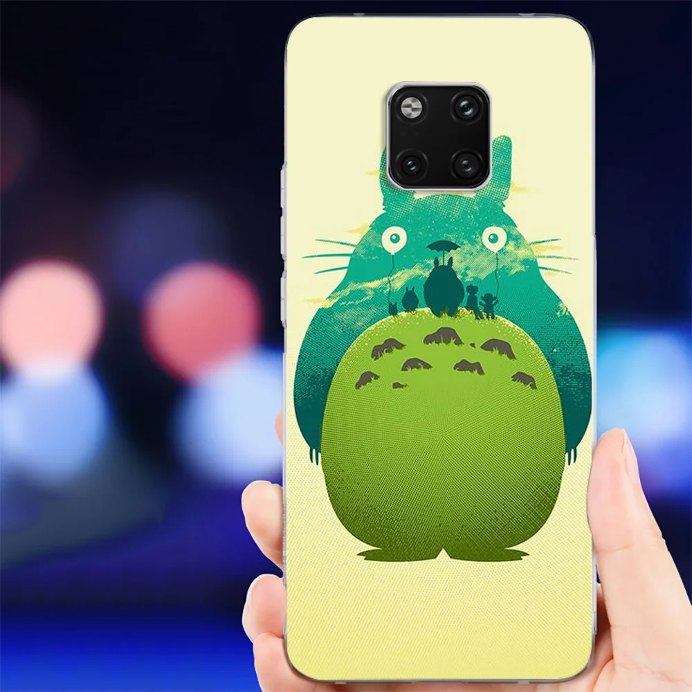 IYICAO милый Tonari no Totoro Мягкий силиконовый чехол для телефона Huawei Mate 10 20 Lite Pro Nova 2 2i 3 3i 4