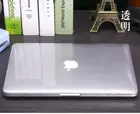 Кристально прозрачный жесткий чехол + чехол для клавиатуры для Apple Macbook Air Pro Retina Touch Bar  ID 11 12 13 13,3 15 15,4 16 дюймов Чехол