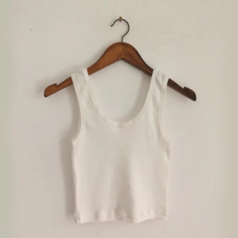 Новинка лета 2017 однотонная хлопковая футболка без рукавов топ-майка разных