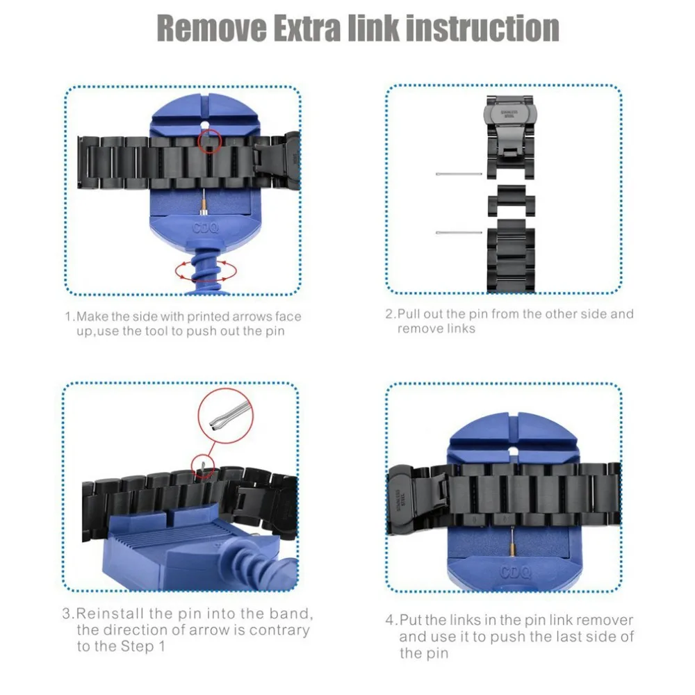 

Ktab Smart Accessories for Fitbit Ionic Stainless Steel Strap Smart Watch Band Metal Replacement Band for Fitbit Ionic