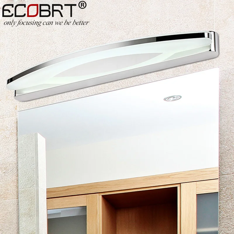 ECOBRT современный 15 Вт 70 см светодиодный настенный светильник в ванной 2835 SMD белый