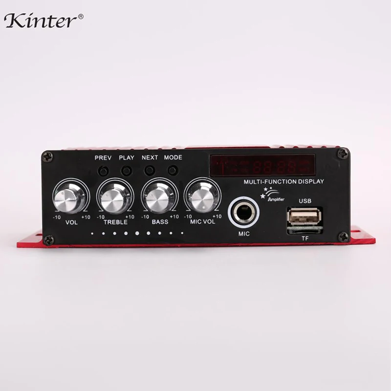 MA-130 DC12V 2CH 2*20 W Bluetooth Mini Hi-Fi AMP стерео USB автомобильная Лодка аудио авто усилитель мощности Поддержка FM/MP3/MIC вход