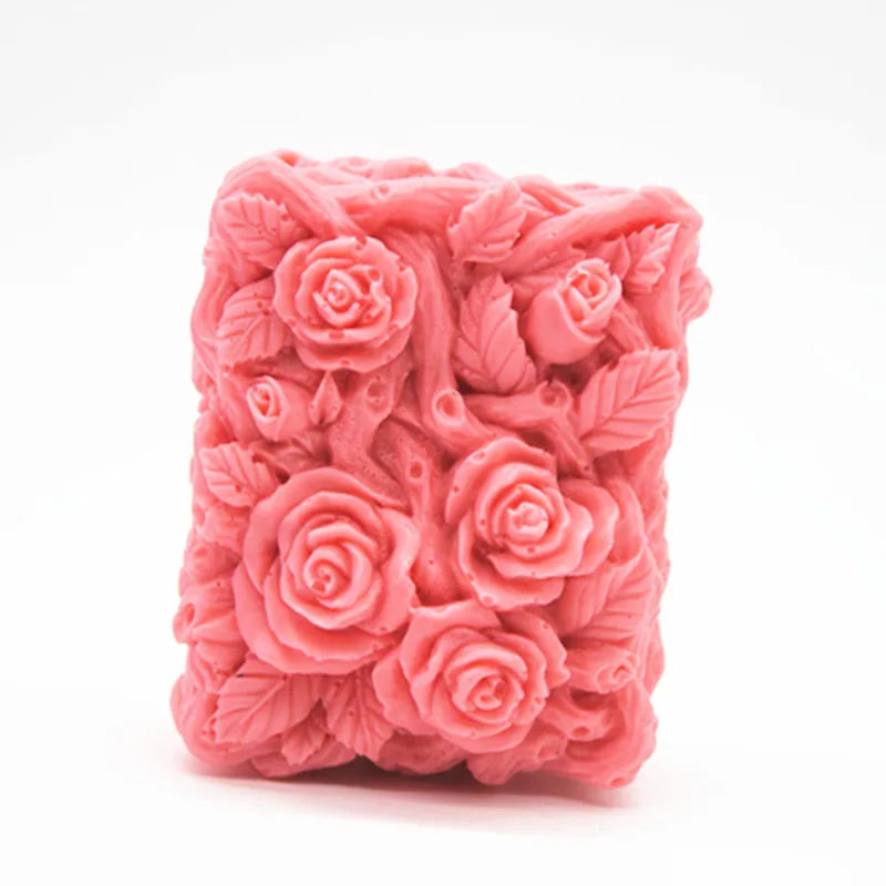 

Roses Lace shaped Cake soap Mold handmade soap Molds DIY Resin Clay Molding tool