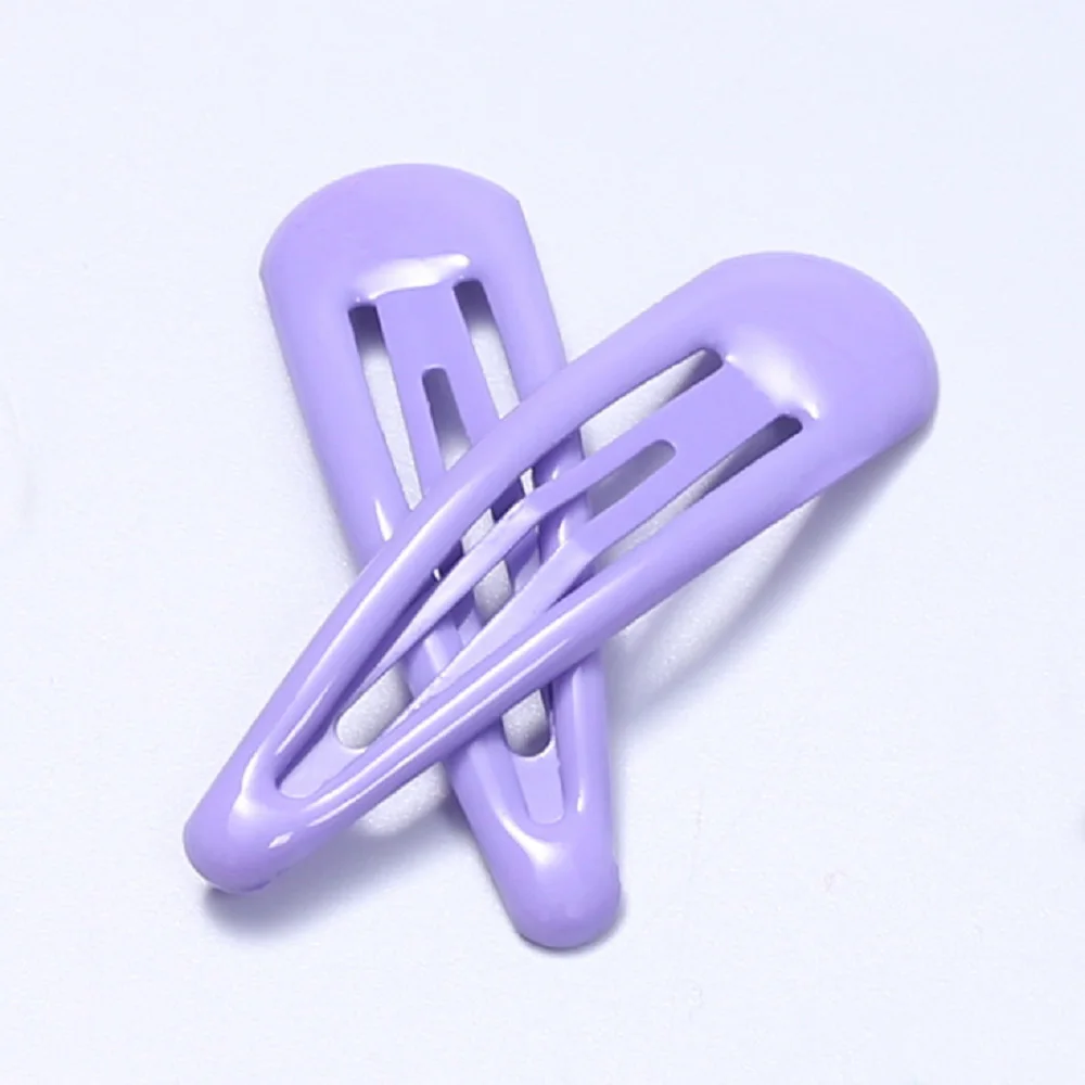Light Purple 1 шт., яркие однотонные детские заколки для волос, заколки для девочек, милые заколки для волос, цветные яркие заколки для волос для детей, аксессуары для волос - Цвет: Light Purple