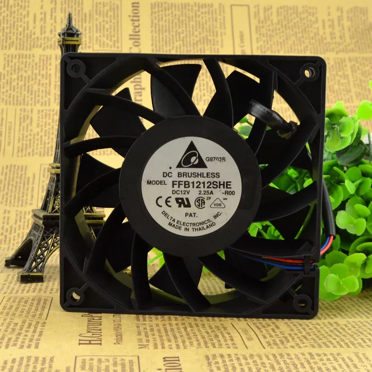 Free shipping 12038 12V 2.25A FFB1212SHE Violent Chassis Cooling Fan 12CM | Компьютеры и офис