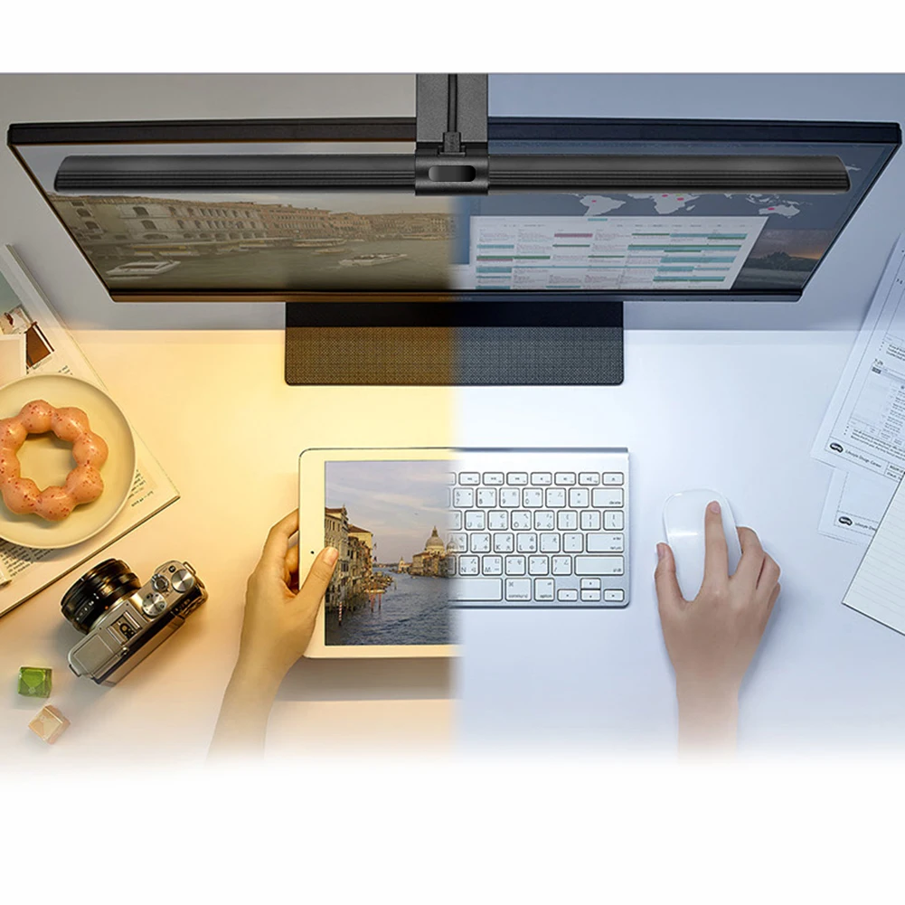 1 шт. 5 в USB светодиодный Диммируемый Настольный светильник монитор экран ноутбука