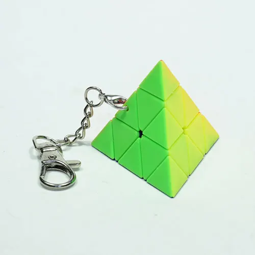 Pyraminx 2x2 3x3 Triangl Ivy Колонка 3x3 волшебный куб брелки головоломка игрушка Головоломка с быстрым кубом куб брелок обучающая игрушка для детей подарок - Цвет: Pyraminx