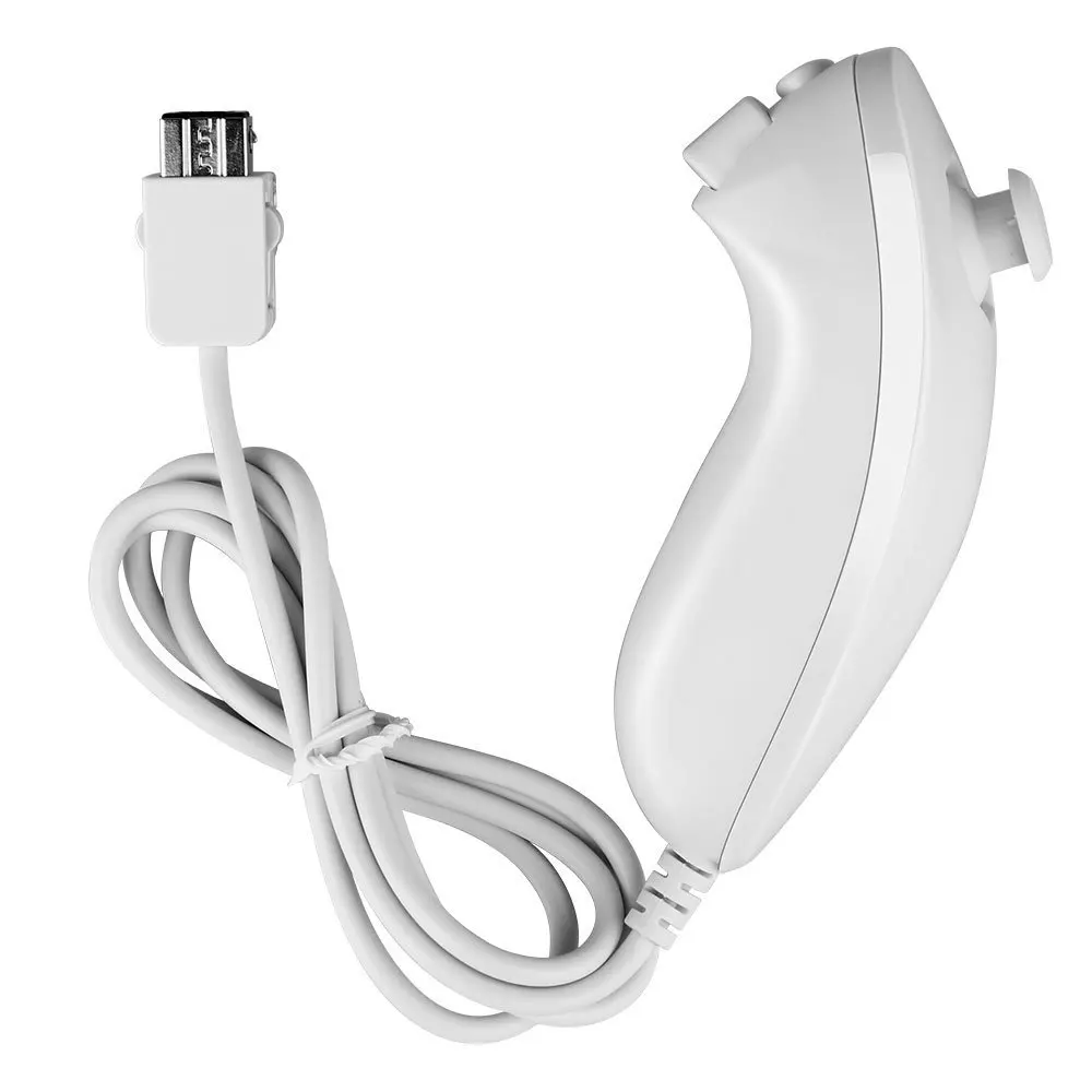 5 цветов NUNCHUCK NUNCHUK Пульт дистанционного управления для NINTENDO Wii черный nunchunk пульт usb