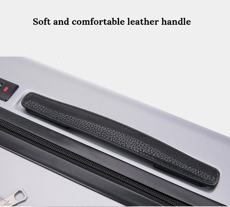 BXJZHTLRZK new suitcase front open computer bag high quality business 20" 24" rolling luggage boarding student suitcase