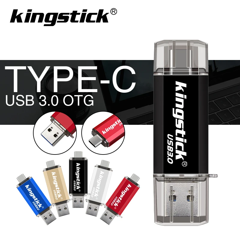 USB флеш накопитель Type C OTG 2 в 1 16 ГБ 32 64 карта памяти 128 memoria usb для C/PC|USB
