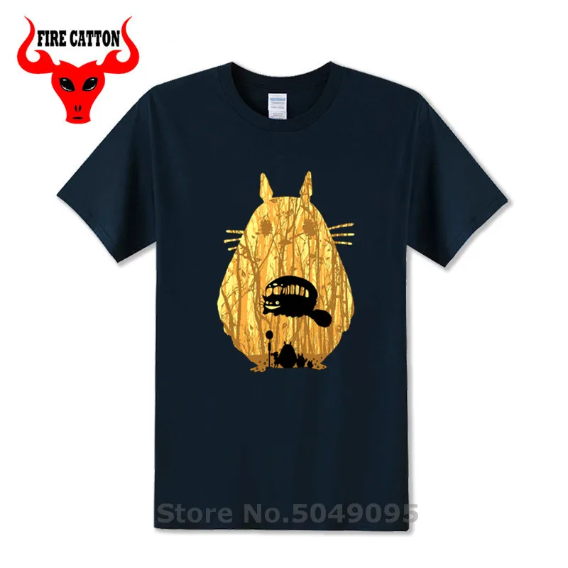 Новинка 2019 хит продаж Золотая футболка с надписью neighbors totoro принцессы из
