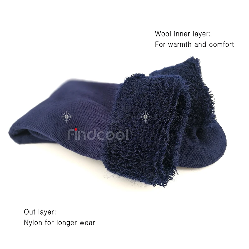 Findcool/мужские и женские зимние спортивные носки из мериносовой шерсти для занятий