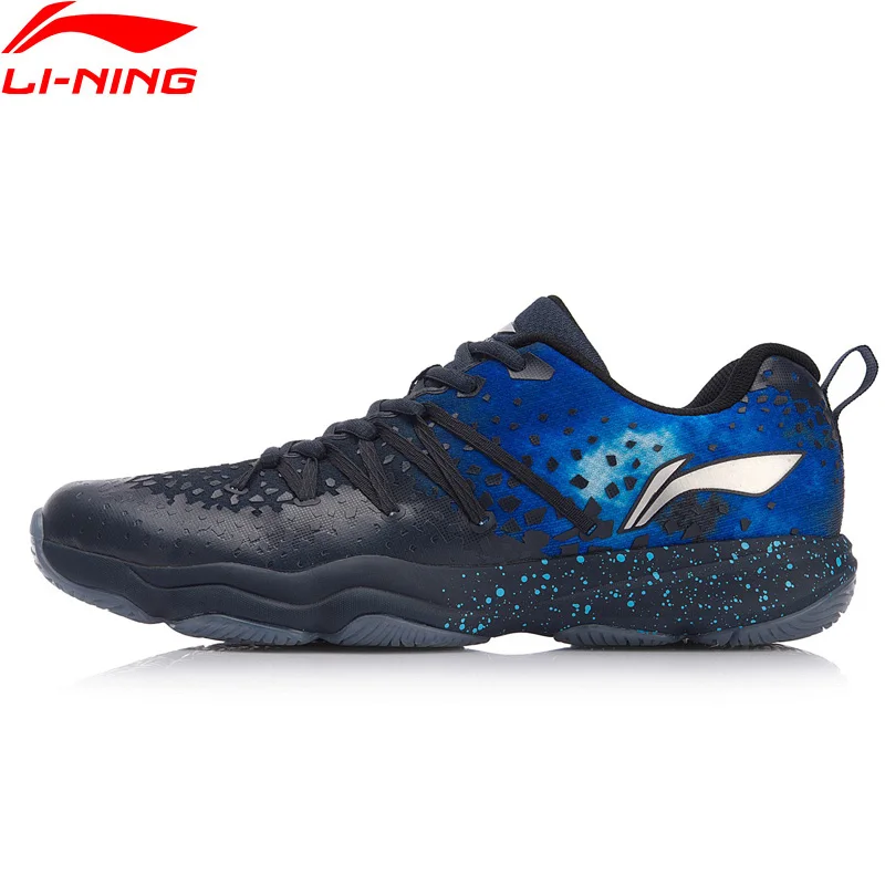 Li Ning/Мужская обувь для бадминтона туманность износостойкая нескользящая
