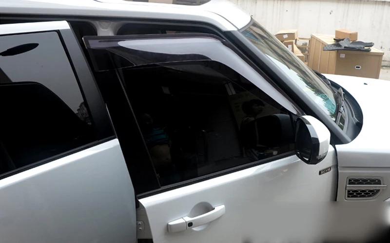 Для Land Rover LR4 Дискавери 4 2010 2011 2012 2013 2014 2015 Пластик внешний козырек Vent Оттенки окна
