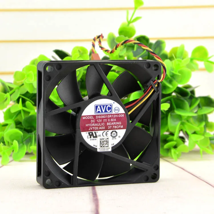 

Новый оригинальный DS08015R12H-006 8015 8 см 12В 0.50A вентилятор питания шасси