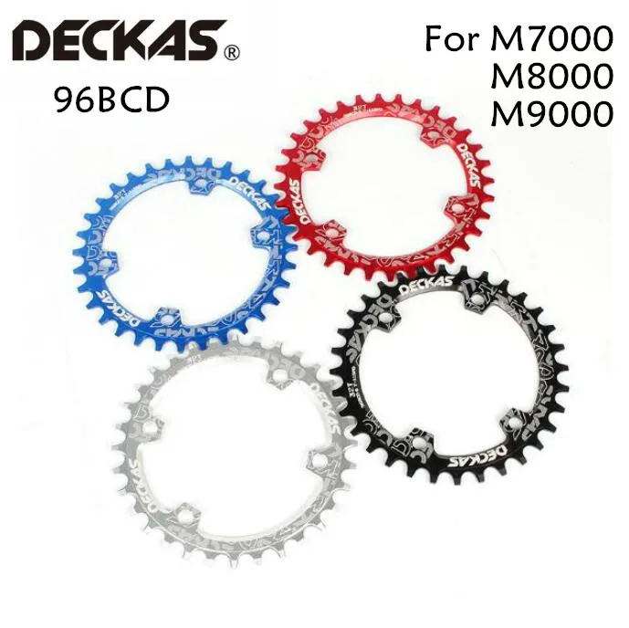 Deckas круглая Звездочка 96BCD для горного велосипеда BCD 96 32T 34T 36T 38T кривошипная система детали M7000 M8000 M9000|chainring mtb|bcd