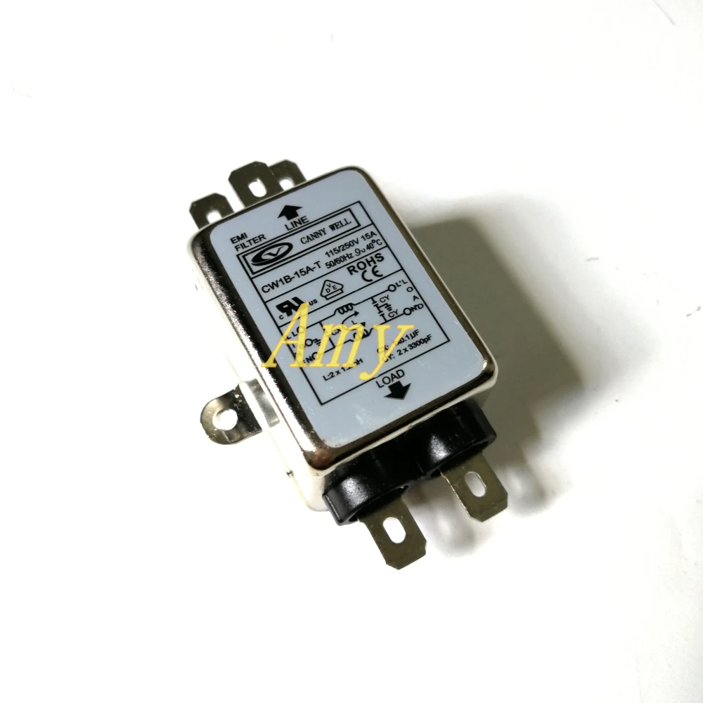 Мощный EMI фильтр CW1B 15A T AC 220V однофазный для очистки интерференция|emi filter|power emi filteremi