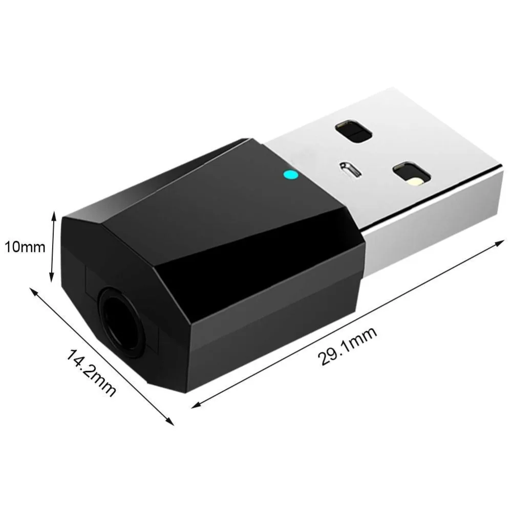 Беспроводной автомобильный мини Bluetooth приемник адаптер беспроводной Bluetooth аудио приемник музыкальные колонки USB AUX Bluetooth автомобильный комплект