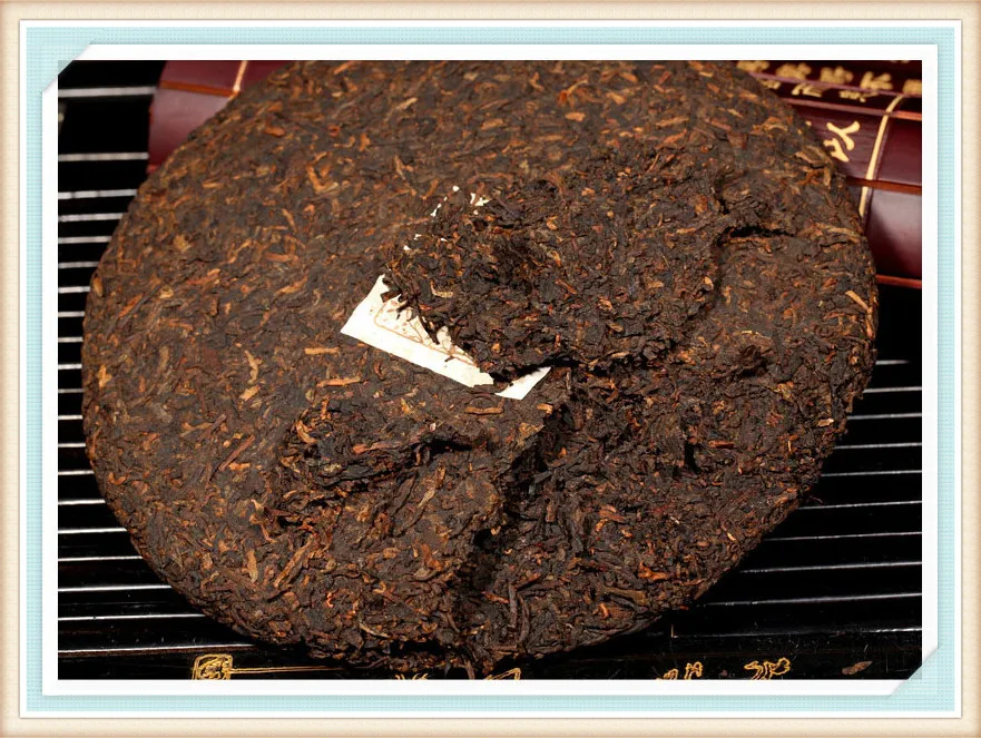 New arrived 357g China Puerh Puer Tea Cake Cooked pu er tea Riped Black Organic chinese puerh Free shipping |
