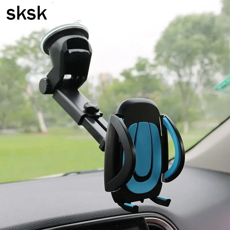 Автомобильный держатель для телефона SKSK выдвижная подставка на присоске Gps