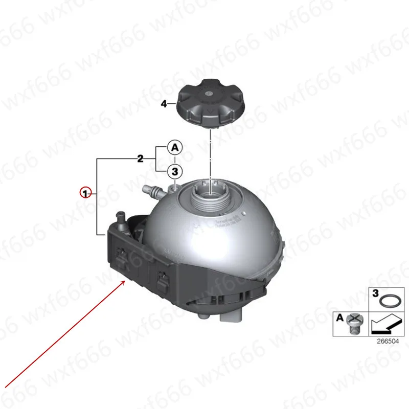 Water tank Antifreeze pot Suitable for 316 320 328 118b mw120 Expansion kettle Coolant bottle Back to the | Автомобили и