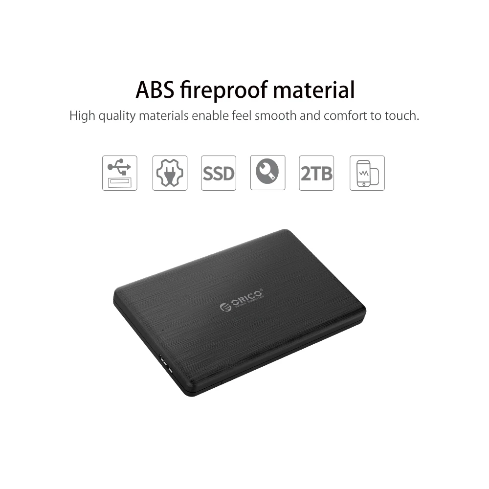 Корпус для внешнего жесткого диска ORICO 2 5 дюйма SATA на USB3.0 Micro B|2.5 inch hdd enclosure|disk