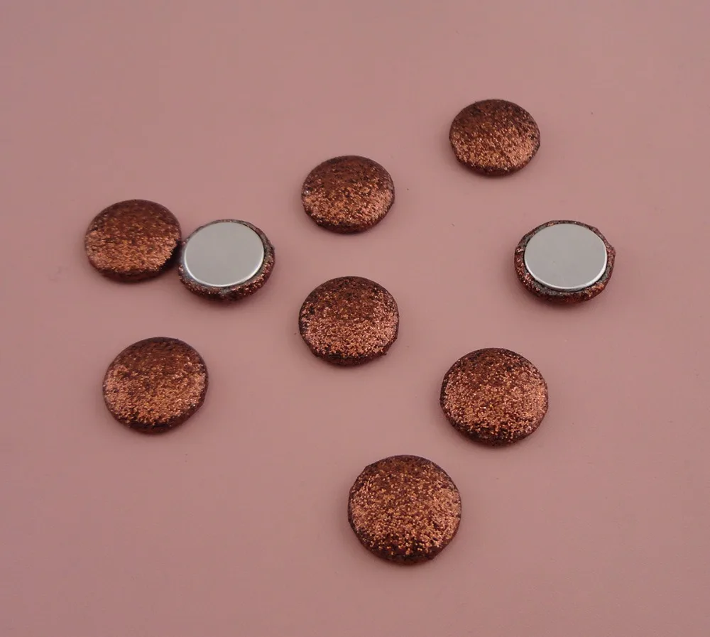 Круглые бусины пуговицы с шоколадным блеском 20 мм 50 шт.|beads parts|button rhinestonebeaded saree |
